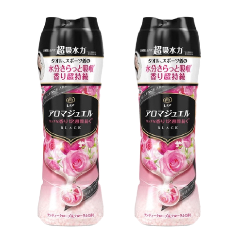 日本 P&G - 【出清 2入組】衣物芳香顆粒香香豆470ml #玫瑰花香