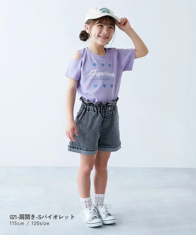 日本 devirock - 女孩運動風設計款短袖T恤-CHARMER-黑x粉白