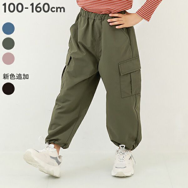 日本 devirock - 大口袋抽繩工裝風定番長褲-黑