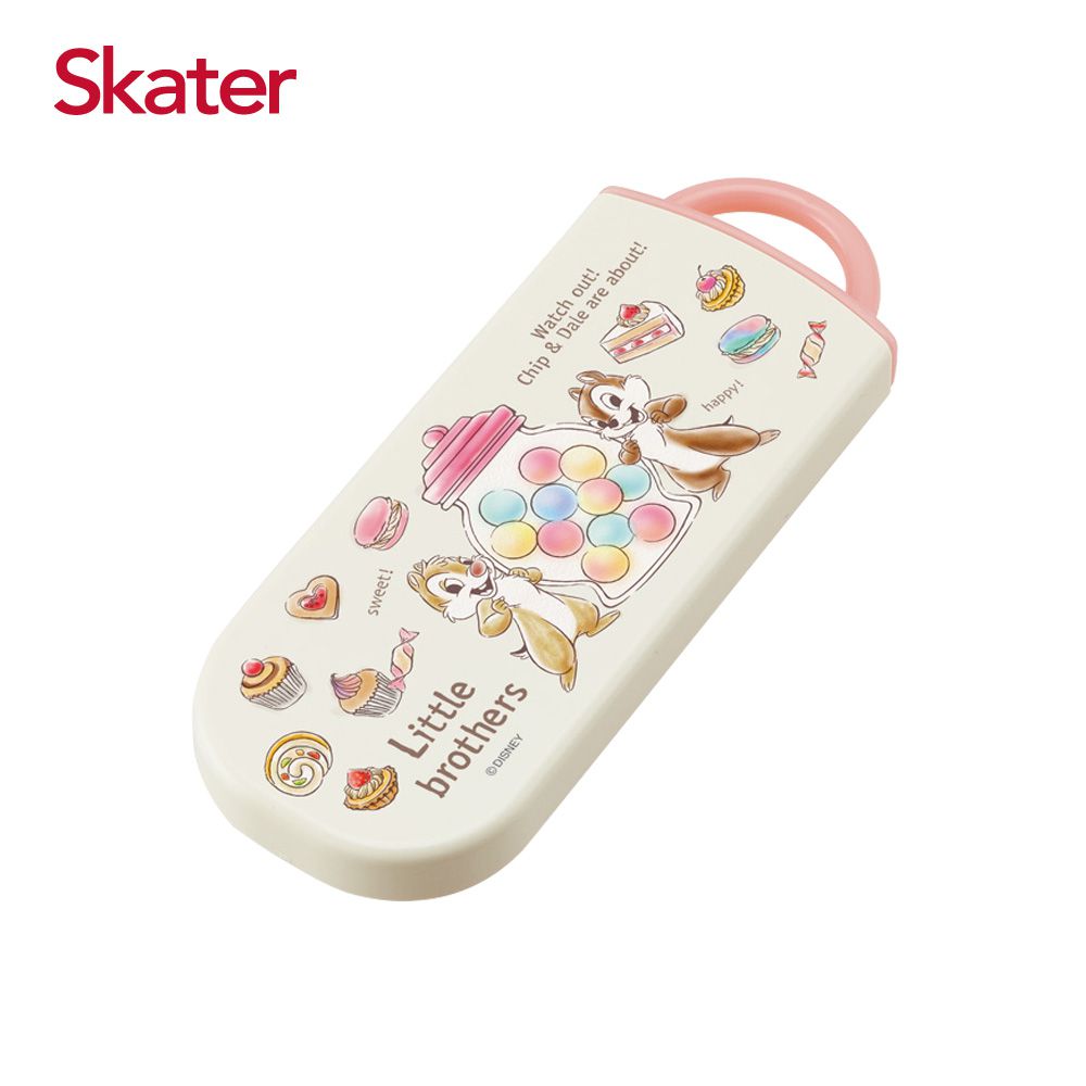 日本 SKATER - 銀離子三件餐具組-奇奇蒂蒂