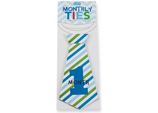 美國 Mud Pie - 趣味造型紀念貼紙-領帶 (單一尺寸)