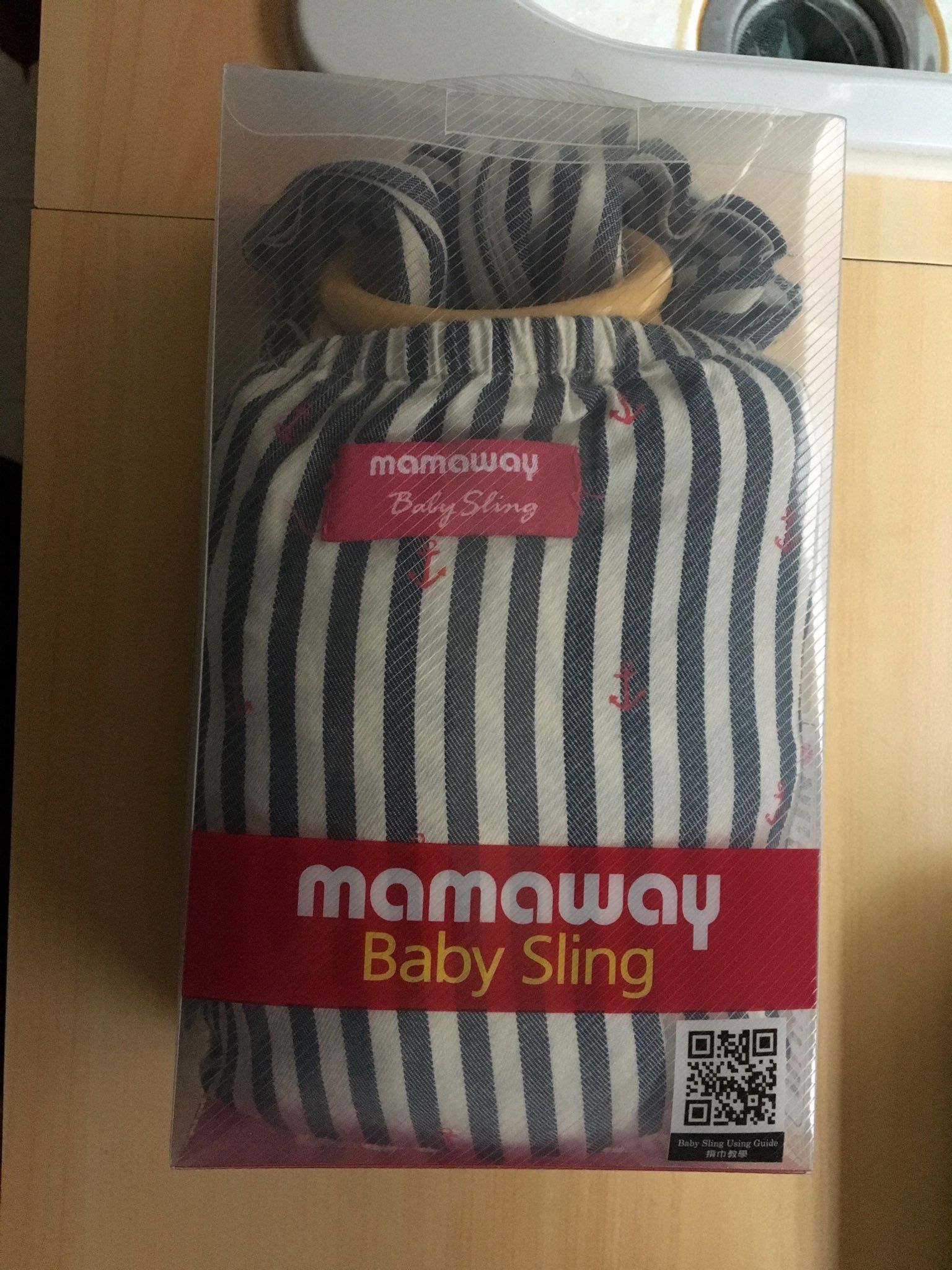 [售]mamaway揹巾-059954 小紅鉚育兒揹巾