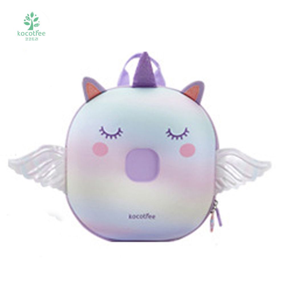 輕量軟殼夢想書包-天使獨角獸粉