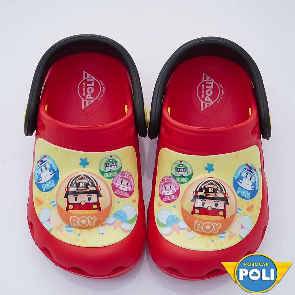 台灣製波力電燈園丁鞋(中小童段)-園丁鞋-紅