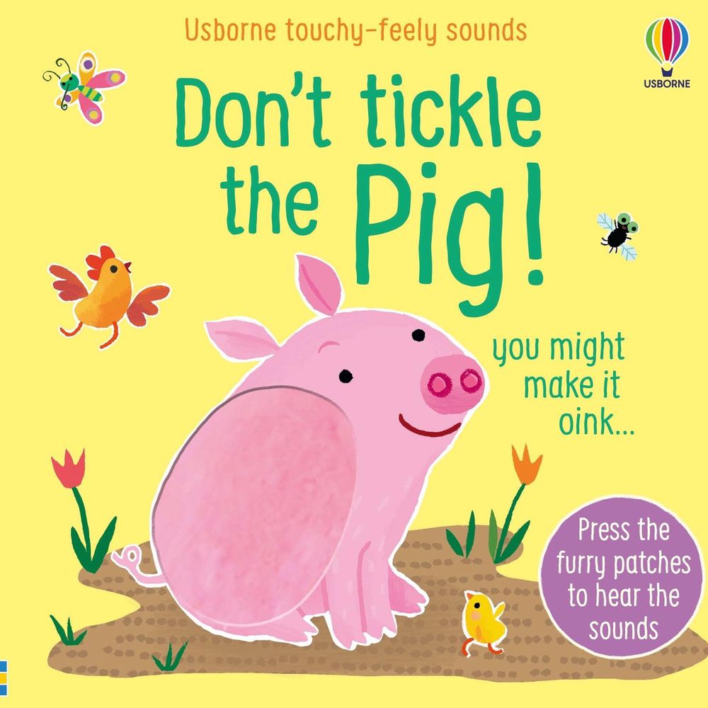 Don't Tickle the Pig 小豬搔搔癢（觸摸音效書）-硬頁