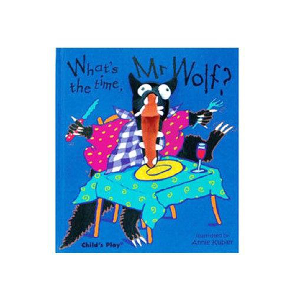 麥克兒童外文書店 - 有聲書-WHATS TIME MR WOLF/書+CD