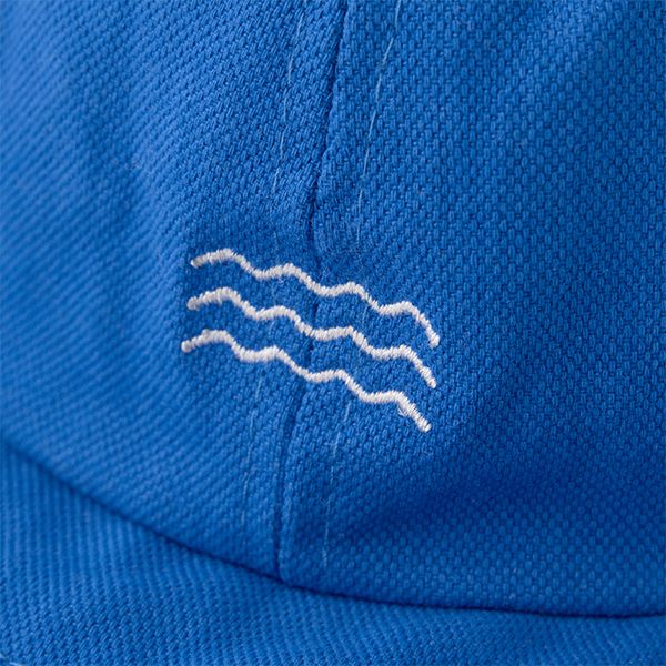 日本 b-ROOM - 低調波浪刺繡易折疊休閒遮陽帽-黑 (F)