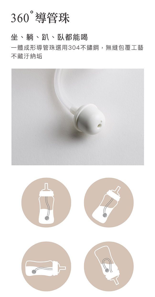 Simba 小獅王辛巴 - 蘊蜜寬口奶瓶防漏學習吸管組