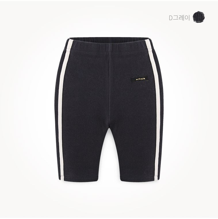 韓國 milk mile - 彈力貼身內搭褲-深灰