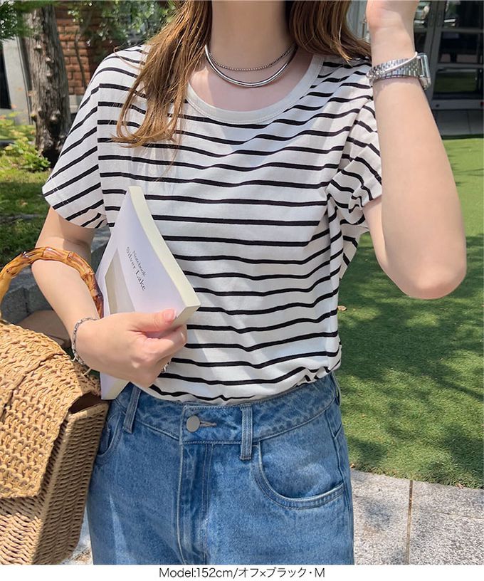 日本 Kobe Lettuce - 經典定番 純棉圓領短袖上衣-紅