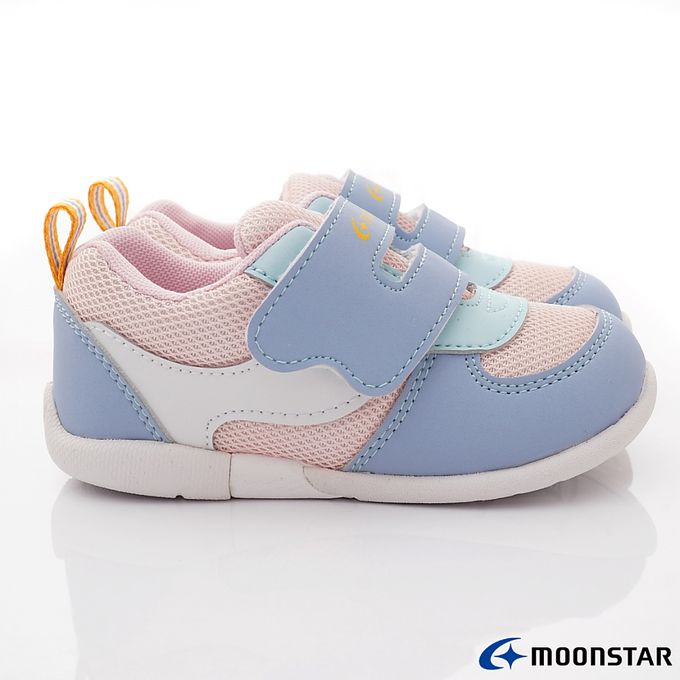 Moonstar日本月星 - MSCN幼童3E運動鞋(寶寶段)-學步鞋-藍粉