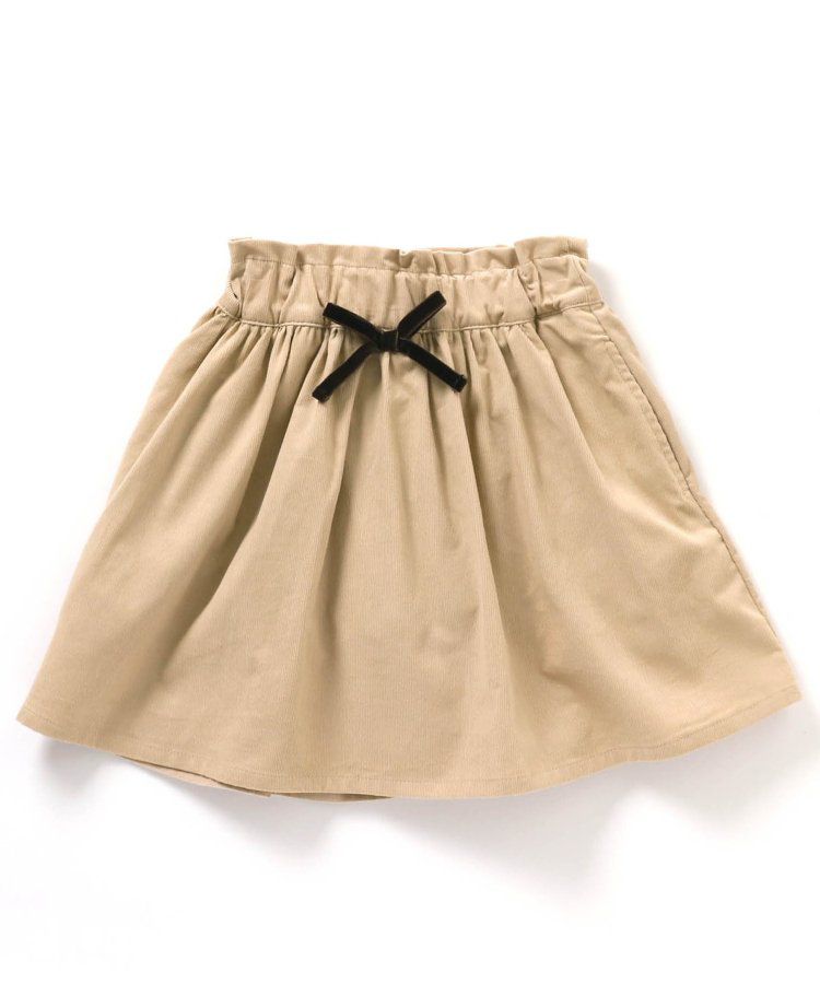 日本 apres les cours - 燈芯絨甜美冬季褲裙-紅格紋