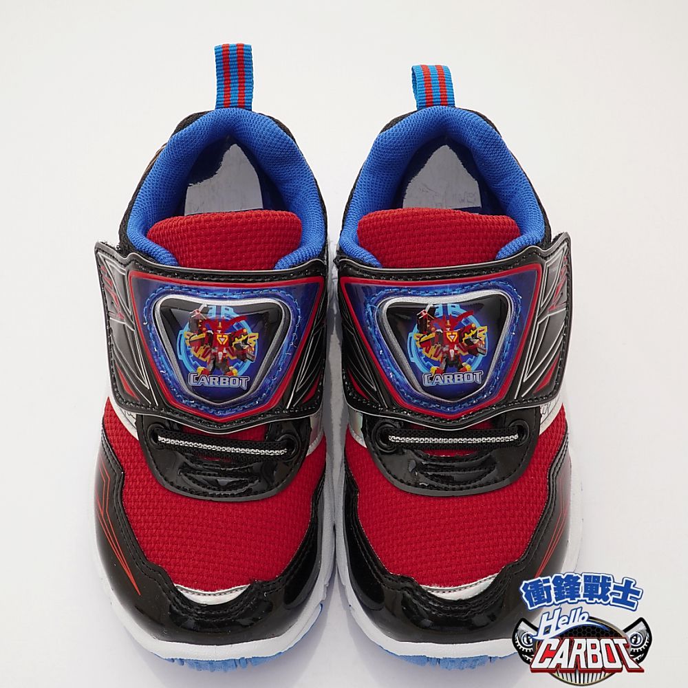 台灣製衝峰戰士電燈運動款(中小童段)-運動鞋-紅黑