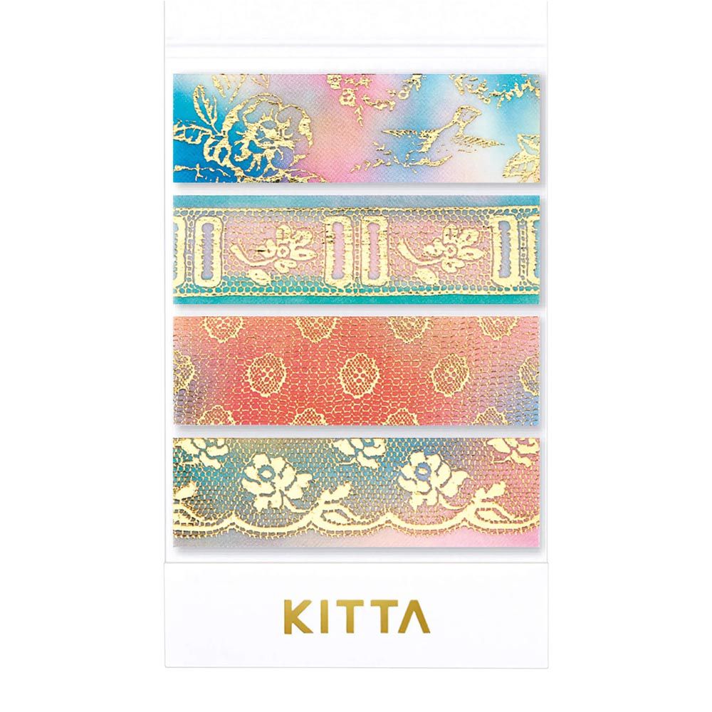 日本HITOTOKI - 美型和紙膠帶-長條-復古金箔