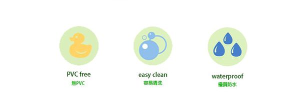 美國 green sprouts - 魔鬼氈雙面防水/防食物掉落圍兜3入組-蝴蝶飛舞 (9-18M)