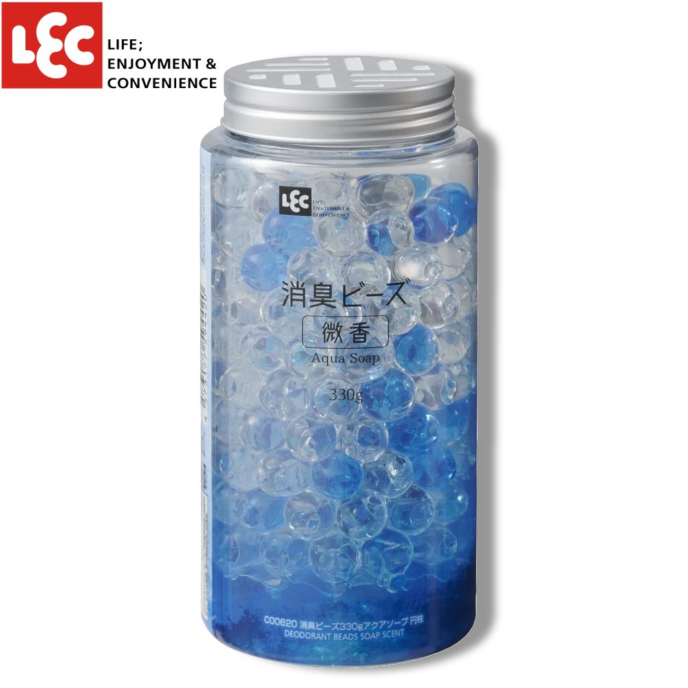 日本 LEC - 水晶顆粒消臭劑330g美型圓柱微香