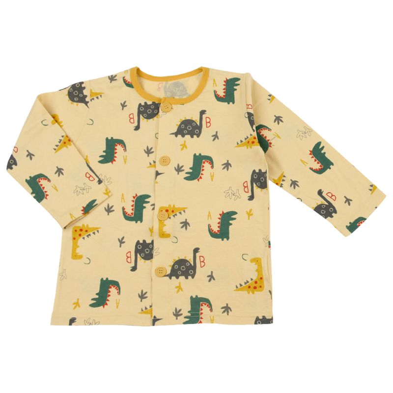 akachan honpo - 家居服3件組-黃色