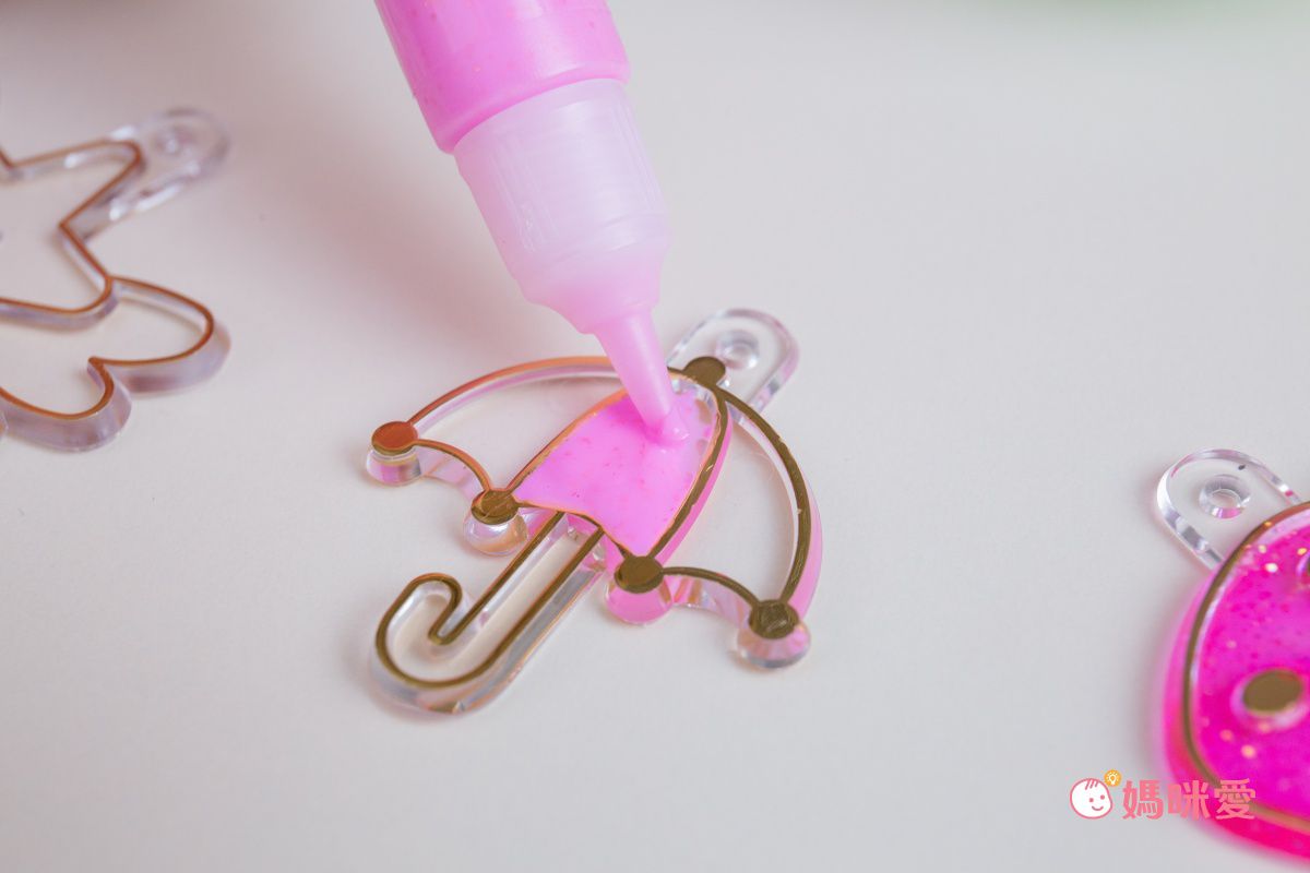 韓國 AMOS - 6色項鍊手鍊主題DIY玻璃彩繪膠