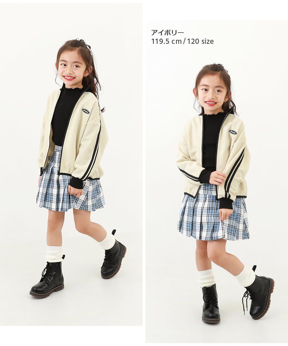 日本 devirock - 小立領側線條運動風夾克-綠