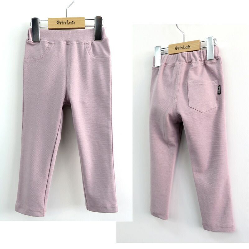 日本 ZOOLAND - 透氣彈性休閒長褲-薰衣草