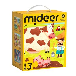 MiDeer - 進階式拼圖-動物(LEVEL3)
