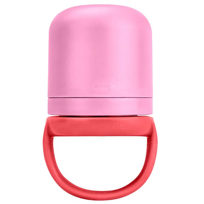 美國 green sprouts - 小綠芽咬咬樂副食品輔食器-蜜桃紅