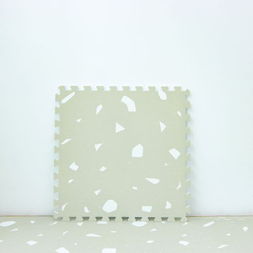 白鴿-水磨石系列巧拼-淺褐色 (單片62*62cm)-六片入