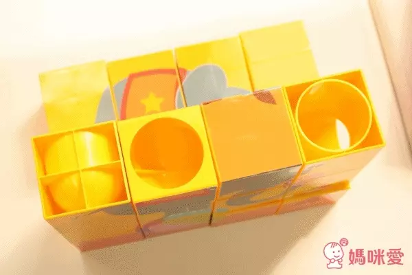 比利時 Scratch - 馬戲團滾球拼圖方塊-16塊正方體