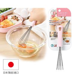 日本下村工業 Shimomura - 日本製粉色輕巧便利打蛋器PC-205