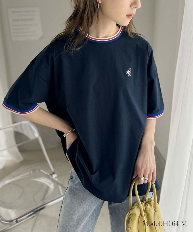 日本 Classical Elf - Java 100%天竺棉 刺繡舒適短袖上衣-奶油杏