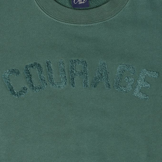 akachan honpo - 假兩件休閒上衣-綠色