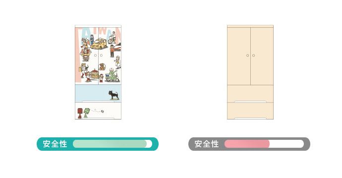 家窩 - 65面寬特大款福爾摩沙二抽兒童吊掛衣櫃-人文樂漫遊 (送兒童衣架&除溼乾燥劑組)