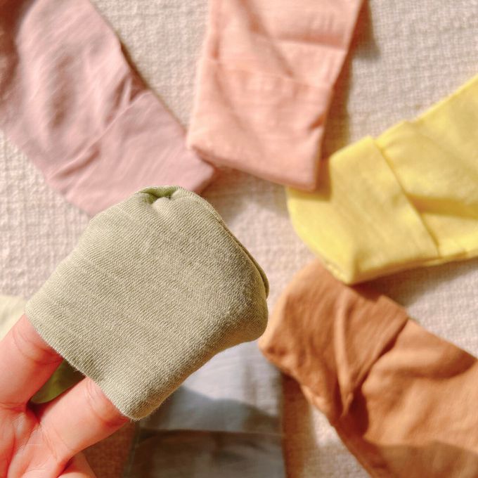 YOUrs - 竹節棉清新甜蝴蝶衣2件組-甜芋粉+蜜桃粉