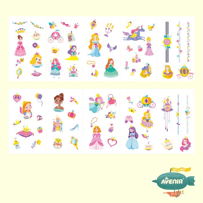 德國 Avenir Kids 艾維尼 - AK-A 貼紙類-美甲/紋身貼紙-我的美甲/紋身貼紙, 夢幻公主