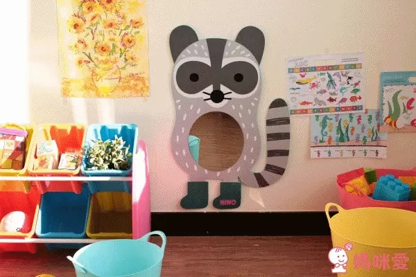 超CUTE✦韓國 NINO 兒童彩繪壁貼鏡