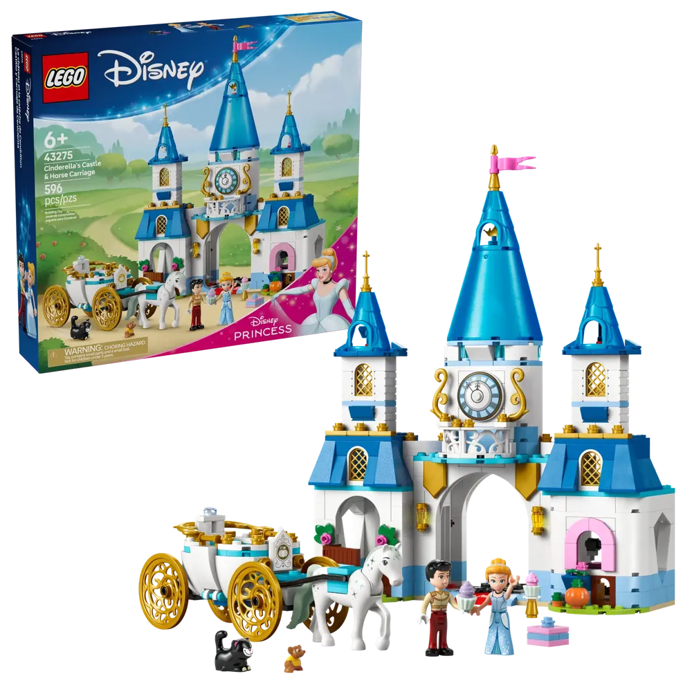 LEGO 43275 仙杜瑞拉 灰姑娘的城堡和馬車 Cinderella's Castle & Horse Carriage