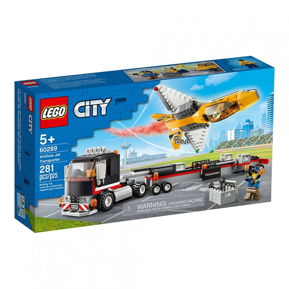 樂高 LEGO - 樂高積木 LEGO《 LT60289 》City 城市系列 - 空中特技噴射機運輸車-281pcs