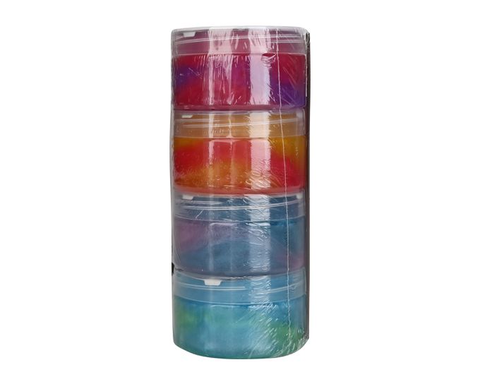 樂彩森林 - 雙色幻彩史萊姆4入(附小工具)