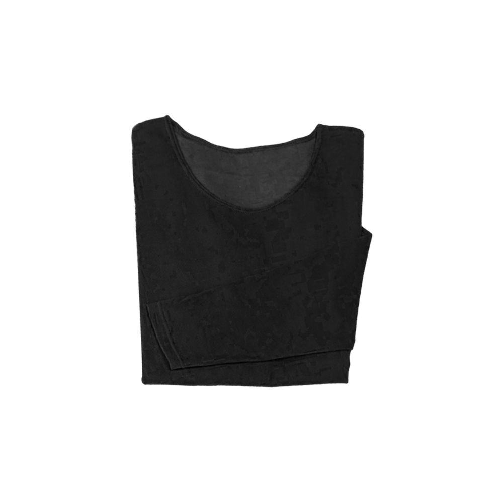 日本製 肌極 八分袖保暖衣(FARRILLO輕薄款)-黑色