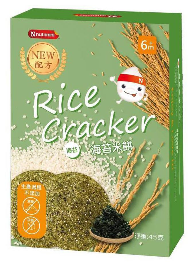 脆妮妮 nutrinini - 脆妮妮海苔米餅-45g
