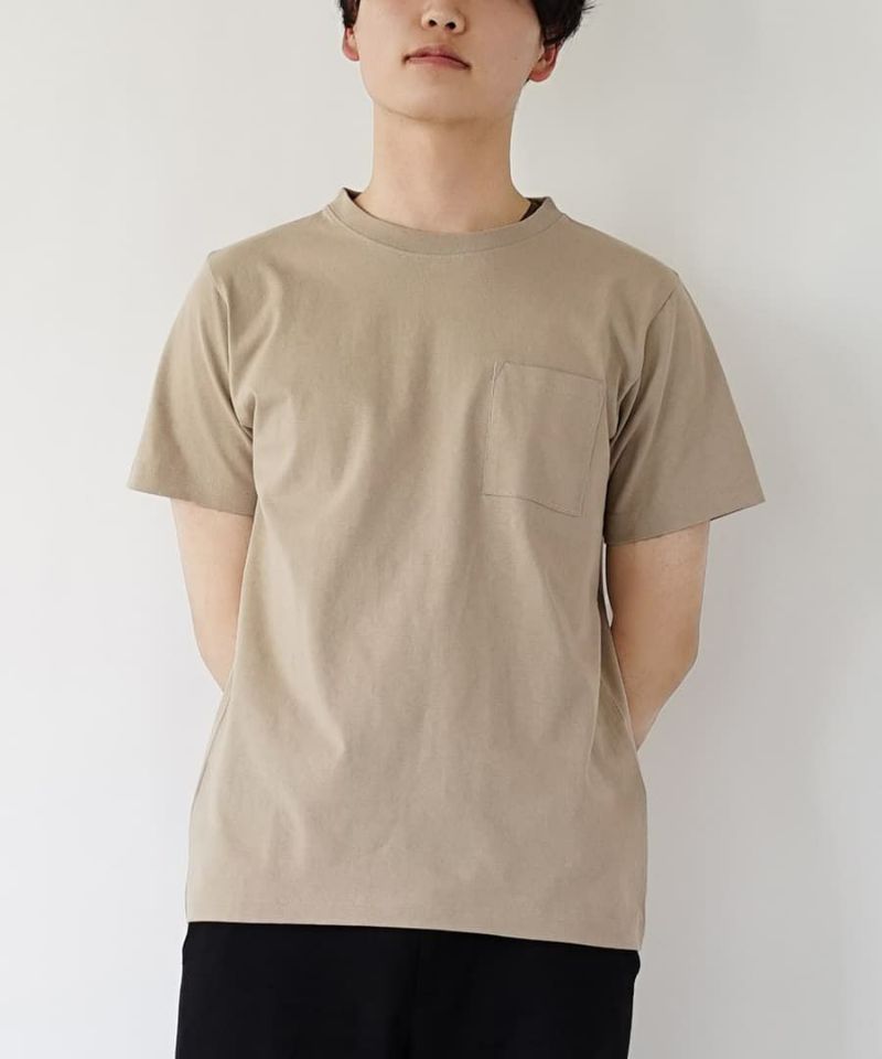 日本 zootie - 抗透汗 圓領口袋短袖上衣(爸爸)-白