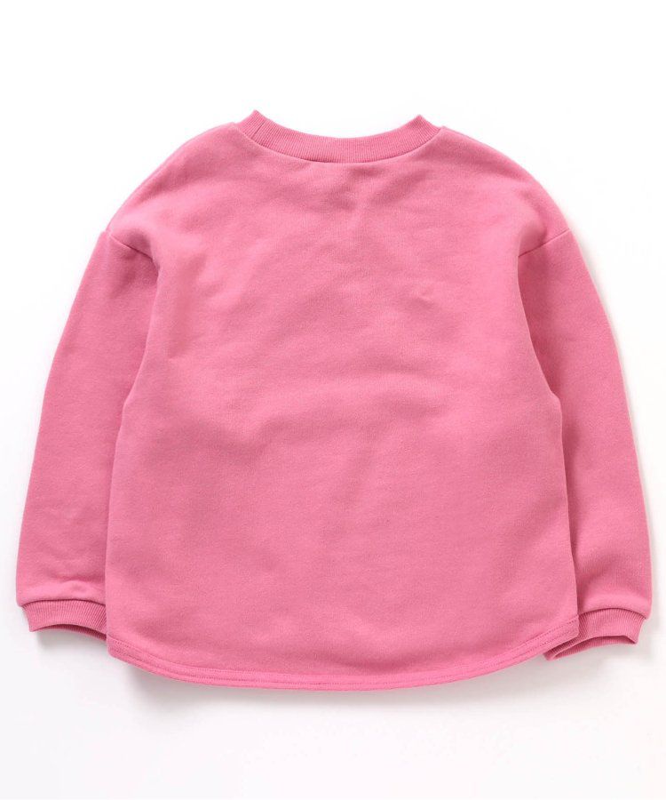 日本 apres les cours - [好評新色]圓領百搭裏毛長袖上衣-彩色愛心-象牙