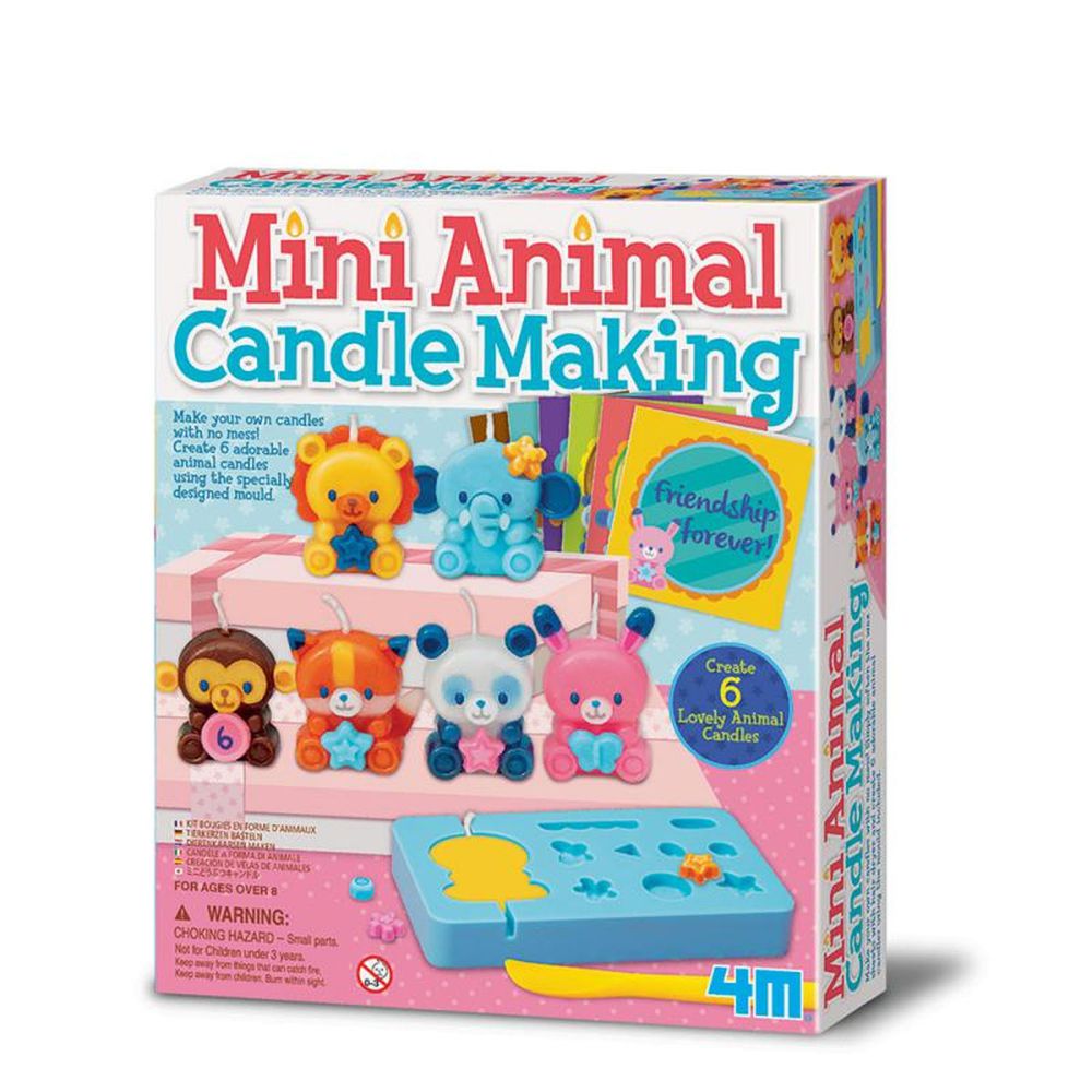 香港4M創意玩具 - 手作蠟燭動物園