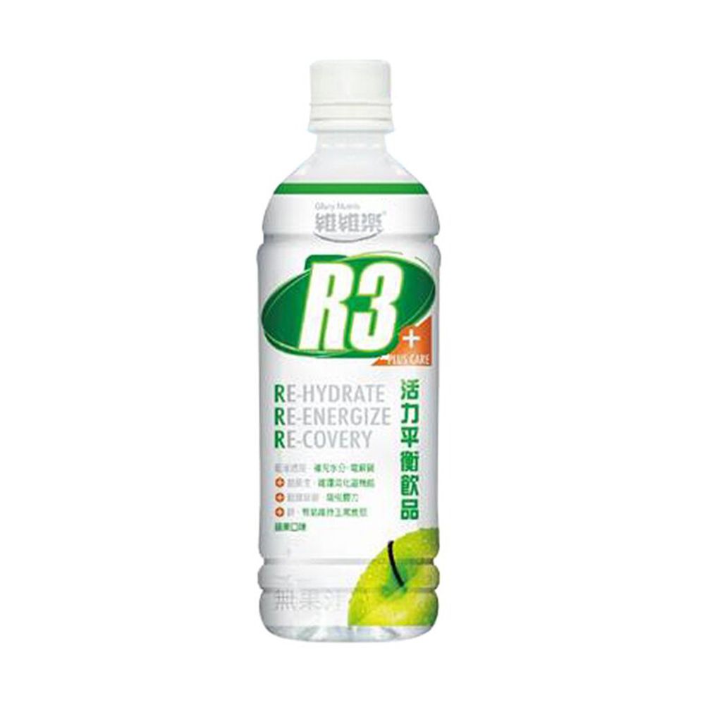 維維樂 - 維維樂R3活力平衡飲品(蘋果)-500毫升/瓶