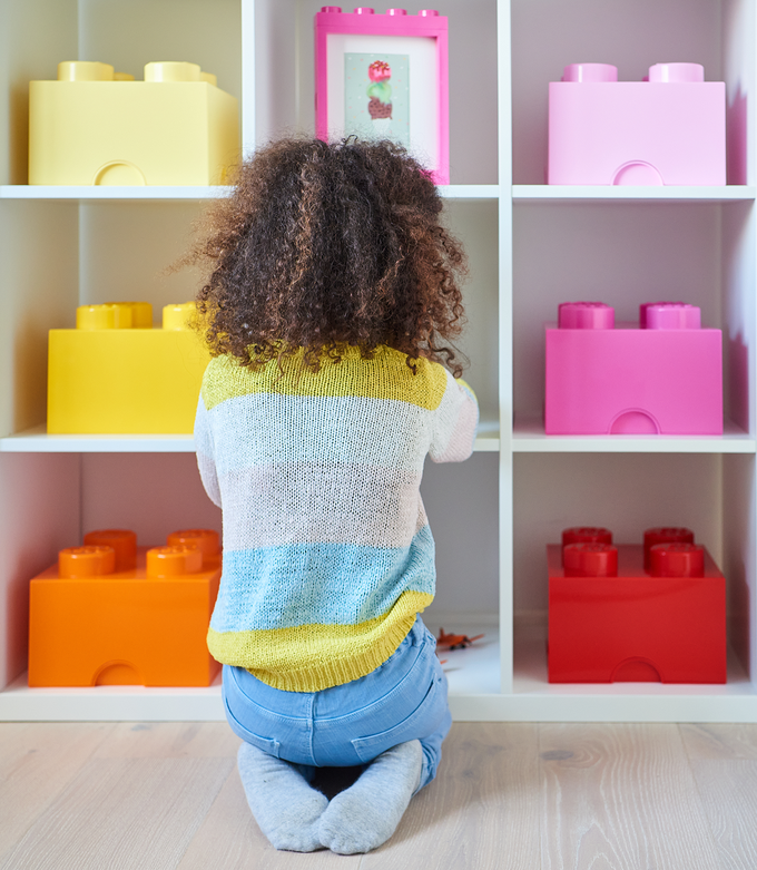 Room Copenhagen - 樂高 LEGO® 4凸收納盒(多色可選) (白色)