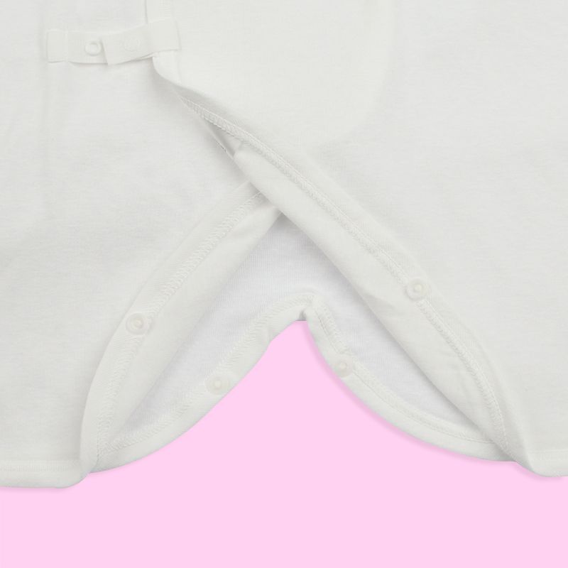 akachan honpo - 新生兒內衣6件組-短袖・7分袖-淺藍色 (50～60cm)