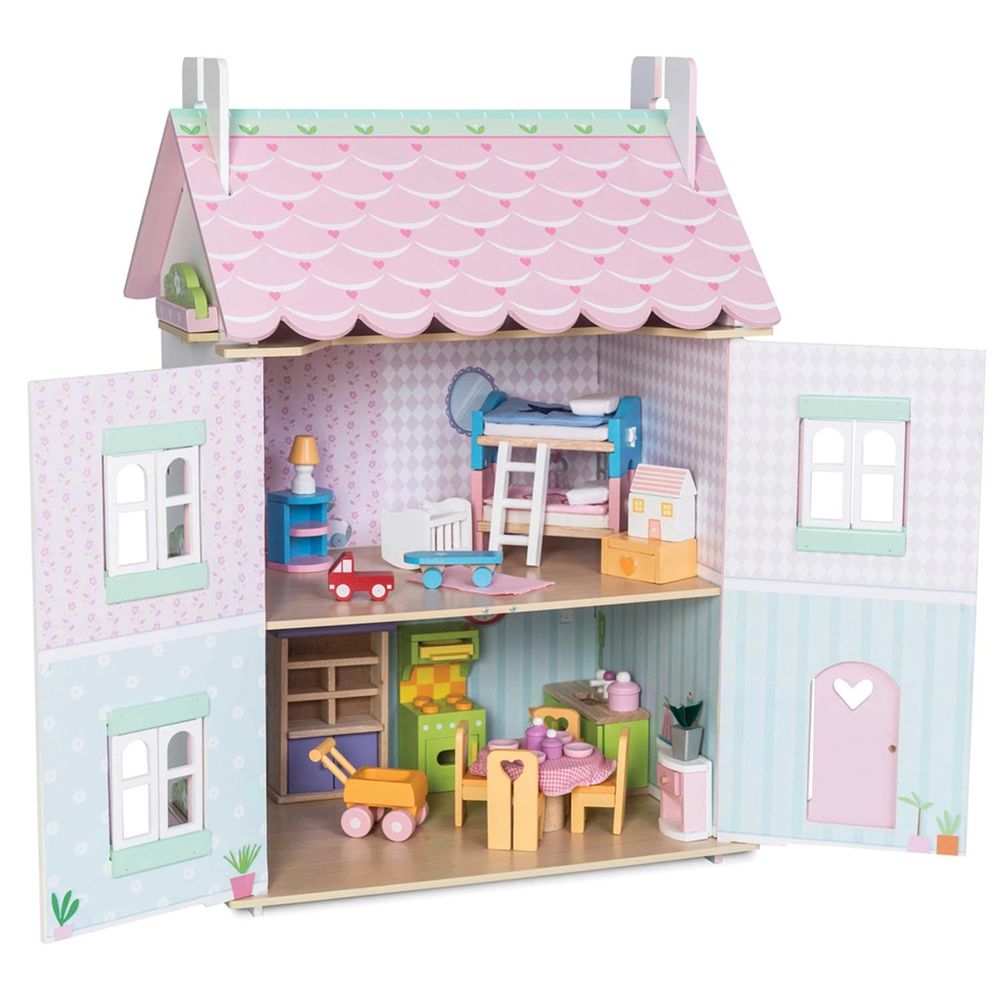 英國 Le Toy Van - 甜心渡假娃娃屋 (精品裝潢含家具)
