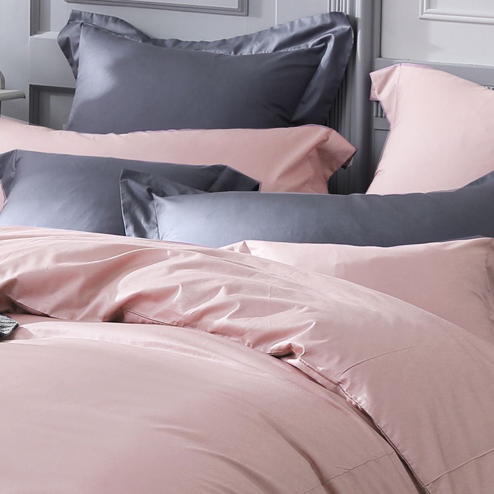 澳洲 Simple Living - 天絲福爾摩四件式被套床包組-台灣製-玫瑰粉