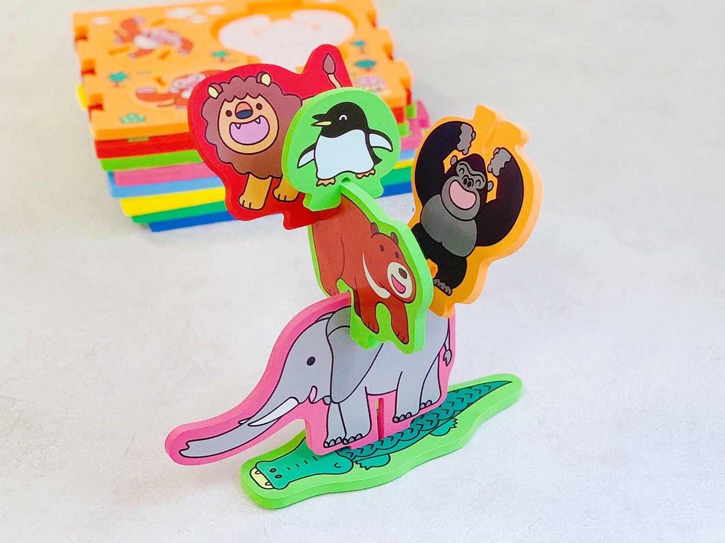 日本miki House - Pokapoka 動物軟拼圖