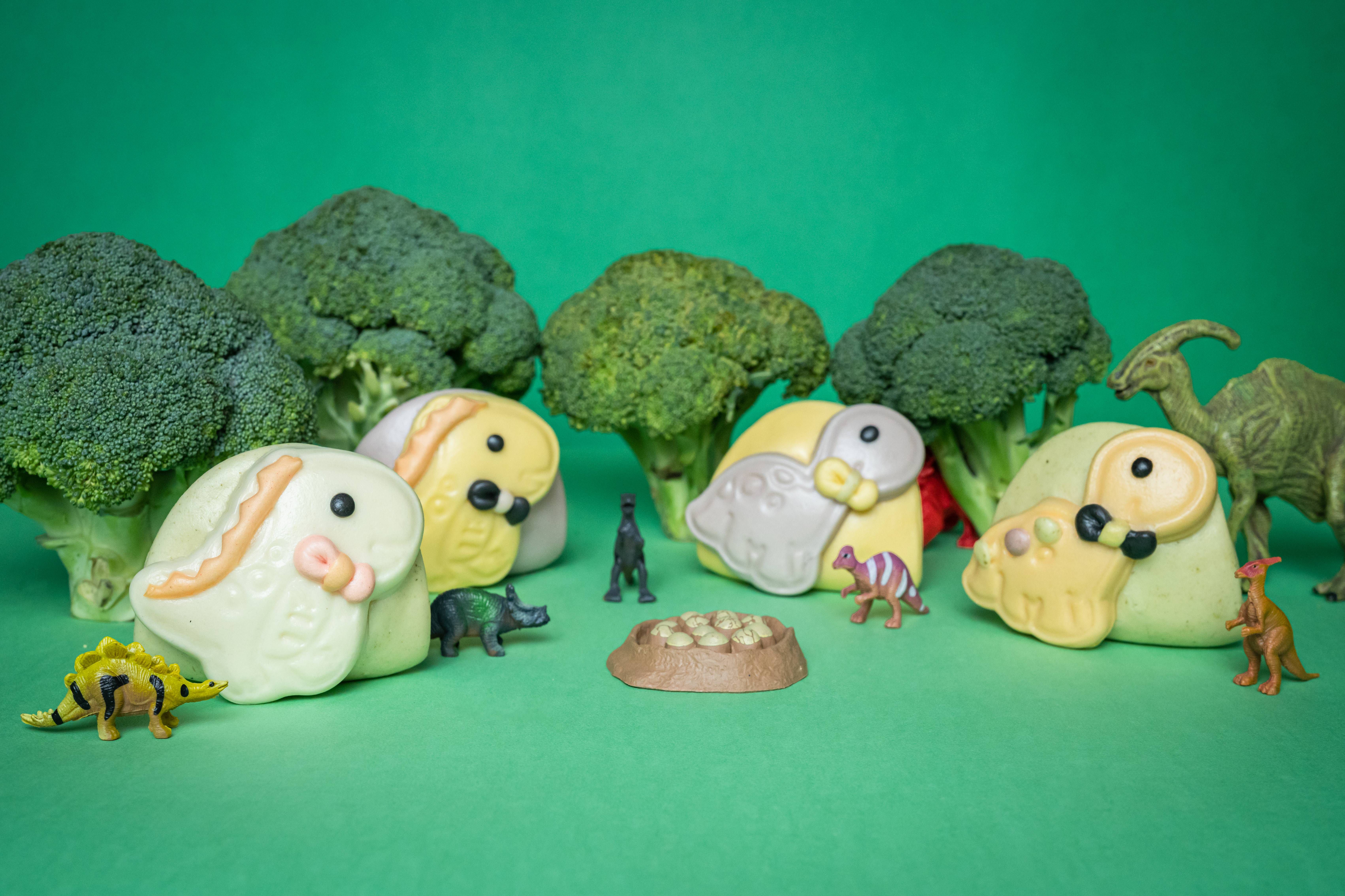 老甜媽手工饅頭 - 彩虹小恐龍造型刈包